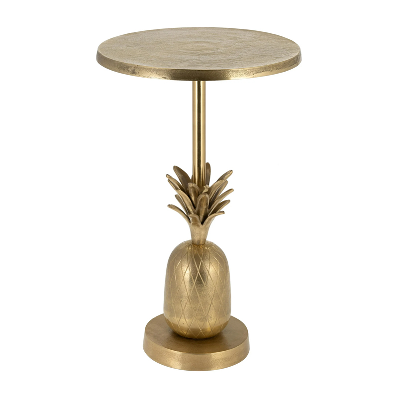 Pineapple Gold Lounge Side Table