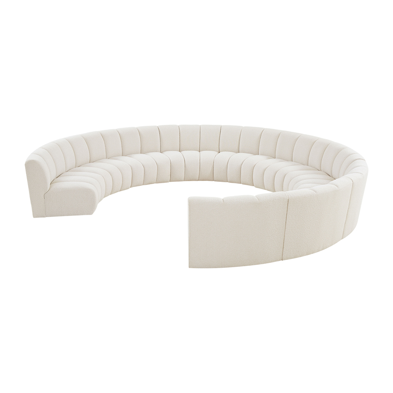 Infinity Boucle Sofa Ivory 10-Piece