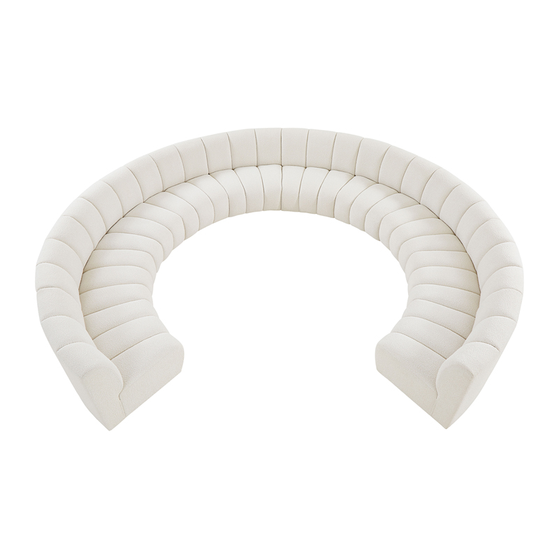 Infinity Boucle Sofa Ivory 10-Piece