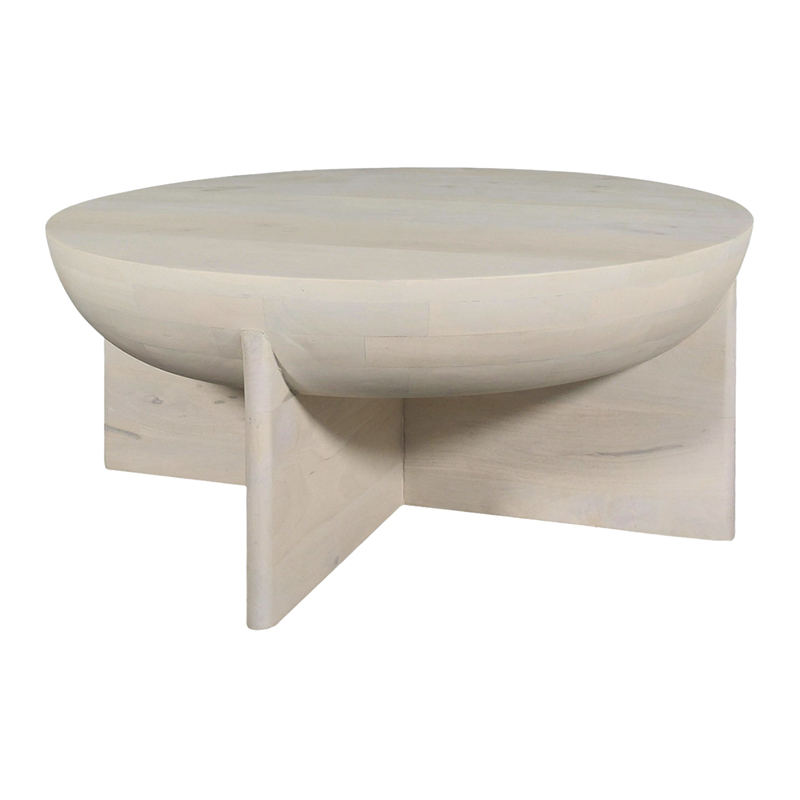 Equator Whitewash Lounge Coffee Table