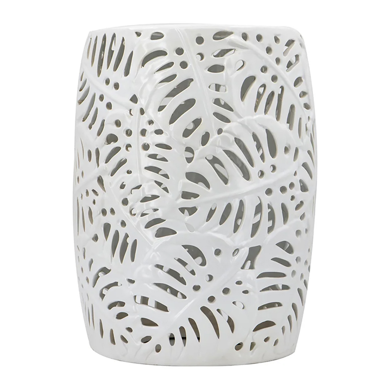 Monstera Ceramic Lounge Side Table