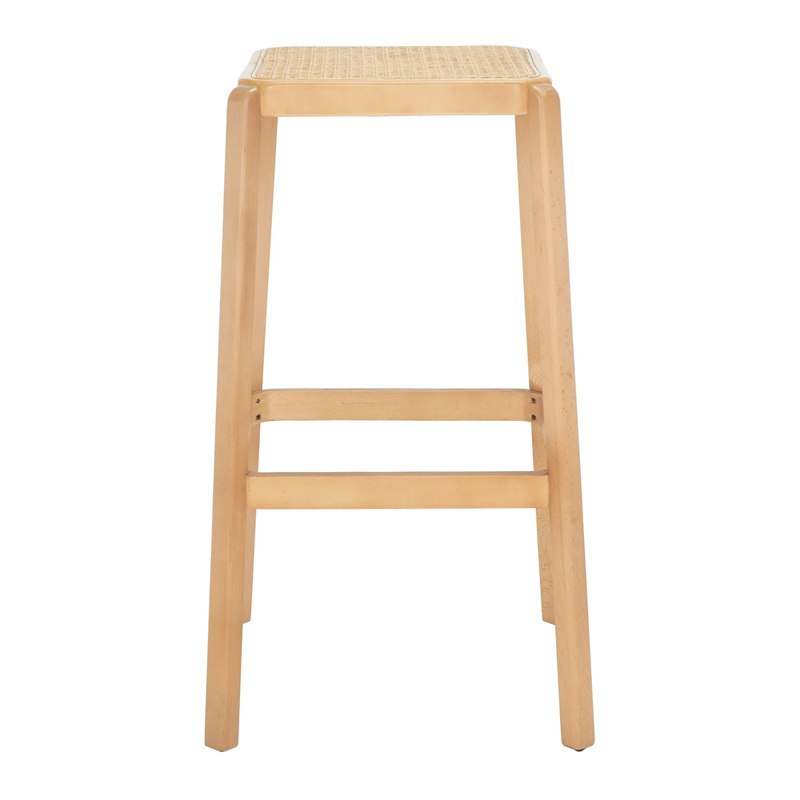 Bauhaus Cane Barstool Natural