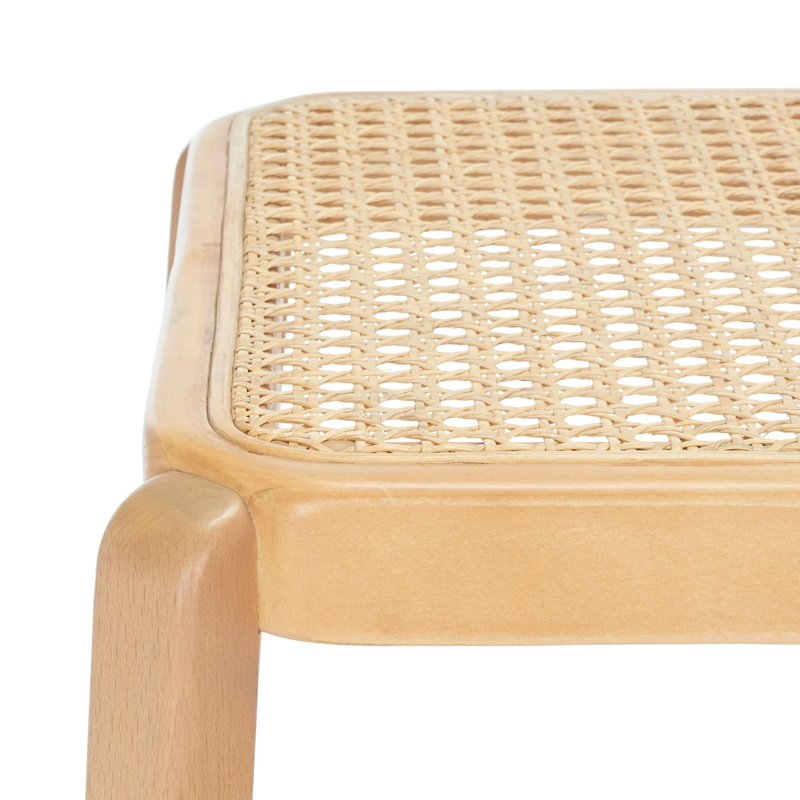 Bauhaus Cane Barstool Natural
