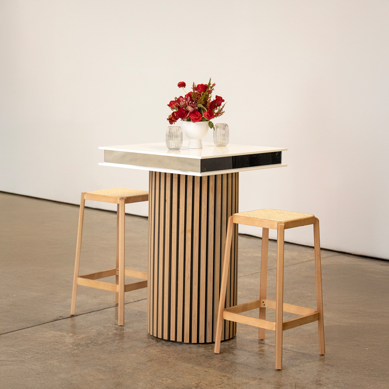 Bauhaus Cane Barstool Natural