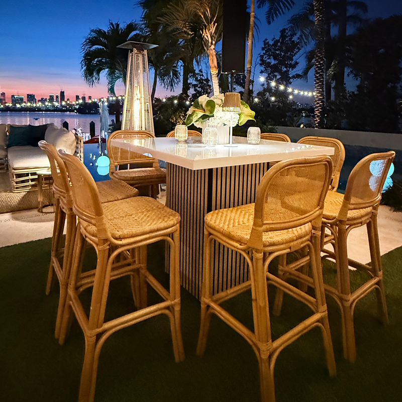 Costa Brava Square Communal Table 48" Square