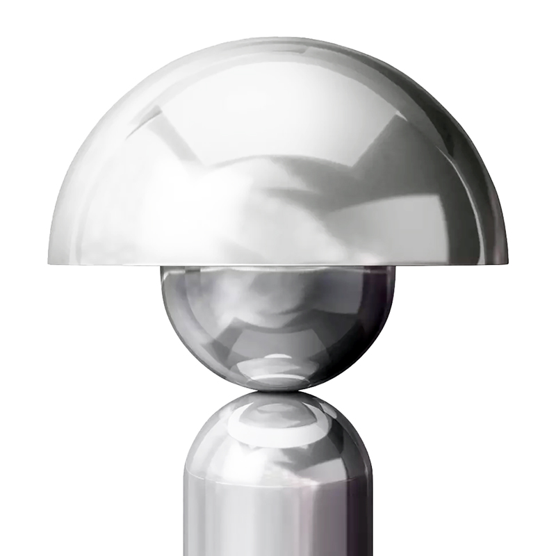 Robot Silver Rechargeable LED Lamp