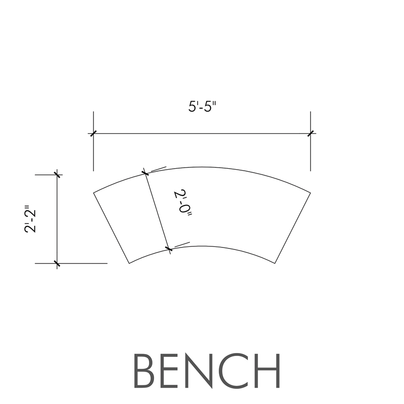 Pompano Modular Lounge Bench