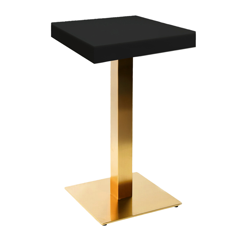 Midas Black Highboy Cocktail Table 30 x 30