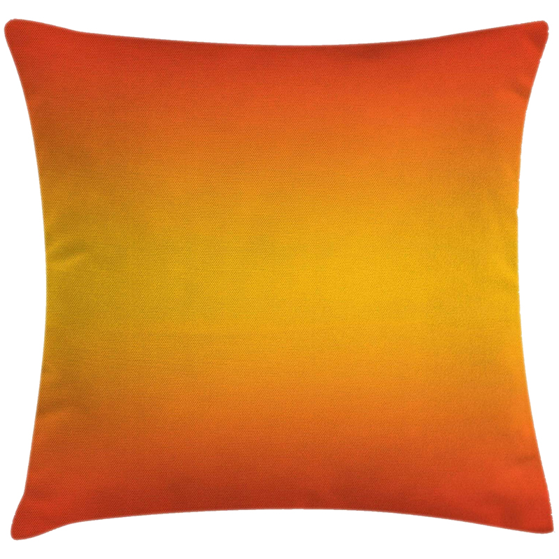 Red Ombre Sunset Pillow 18 x 18