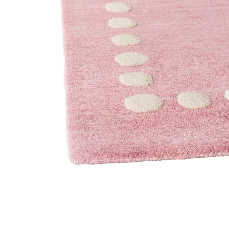 Pink Marquee Border Carpet 8' x 10'