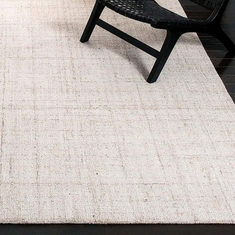 Ivory Crosshatch Carpet 8' x 10'