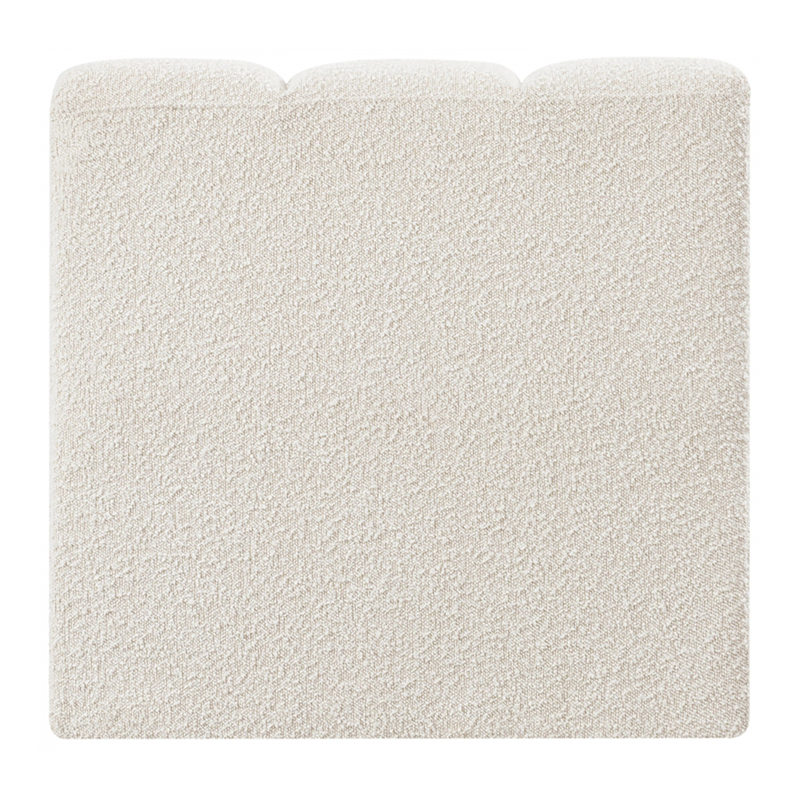 Linear Boucle Sofa Ivory Component