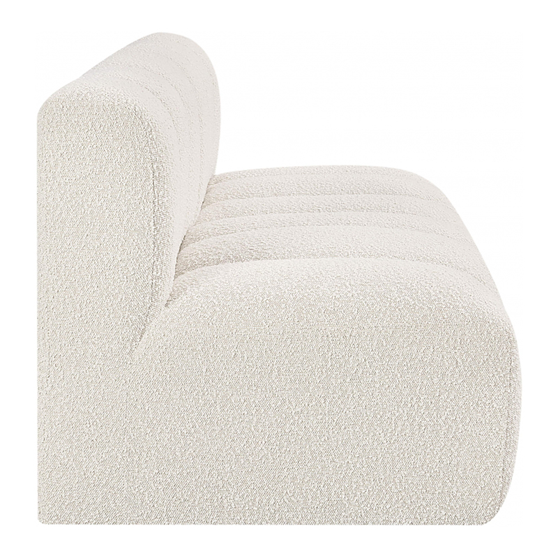 Linear Boucle Sofa Ivory 2-Piece