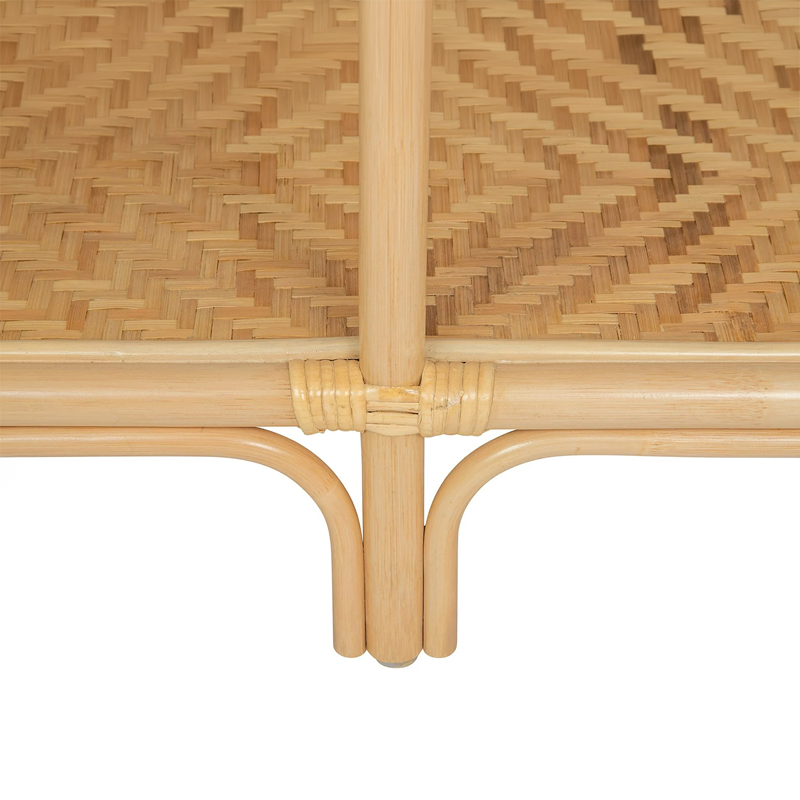 Double Rainbow Rattan Barback Display