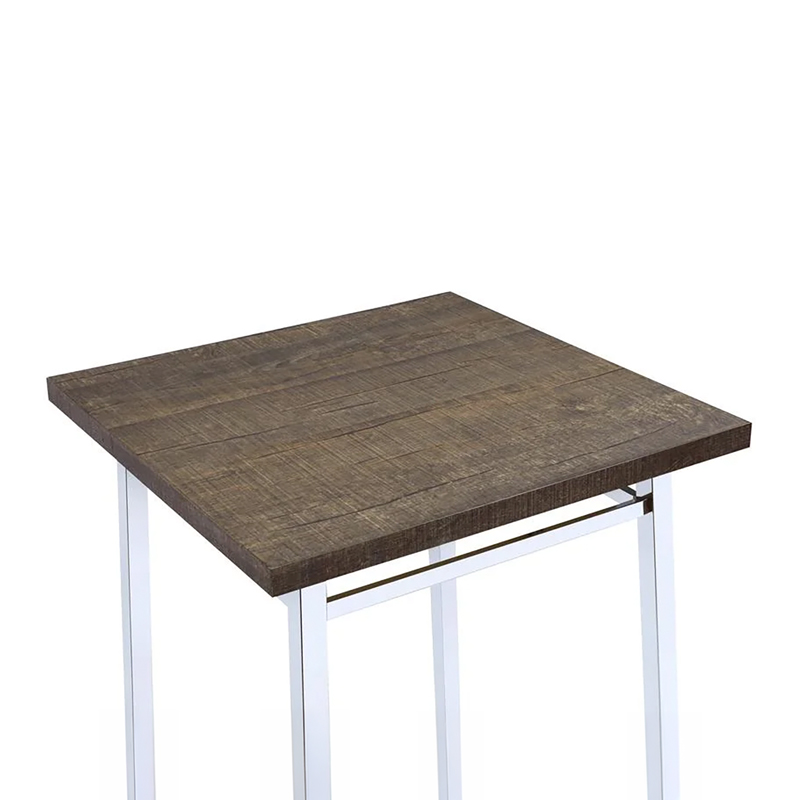 Swiss Wood Highboy Cocktail Table