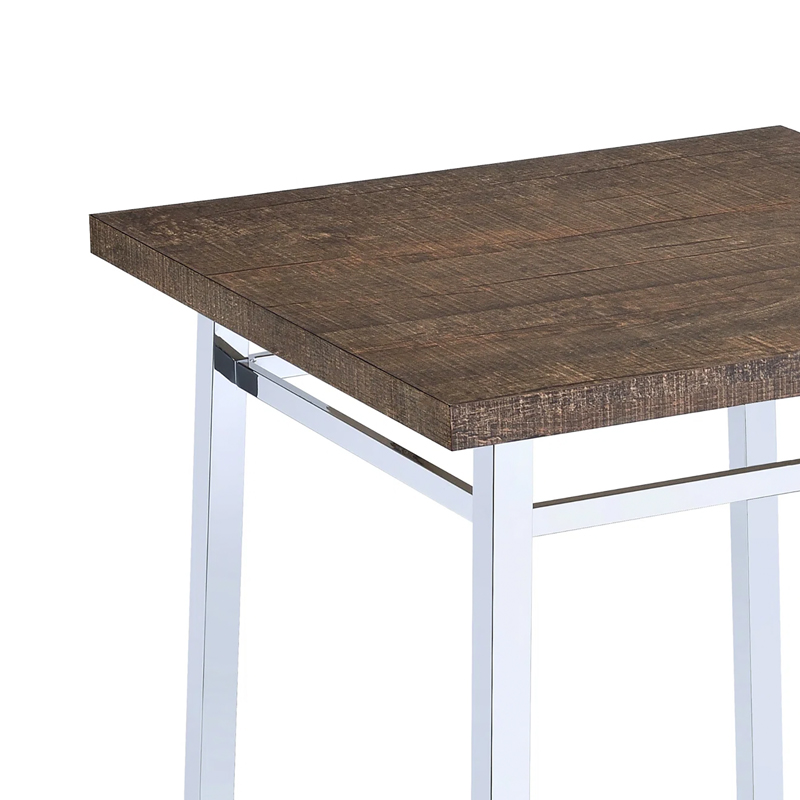 Swiss Wood Highboy Cocktail Table